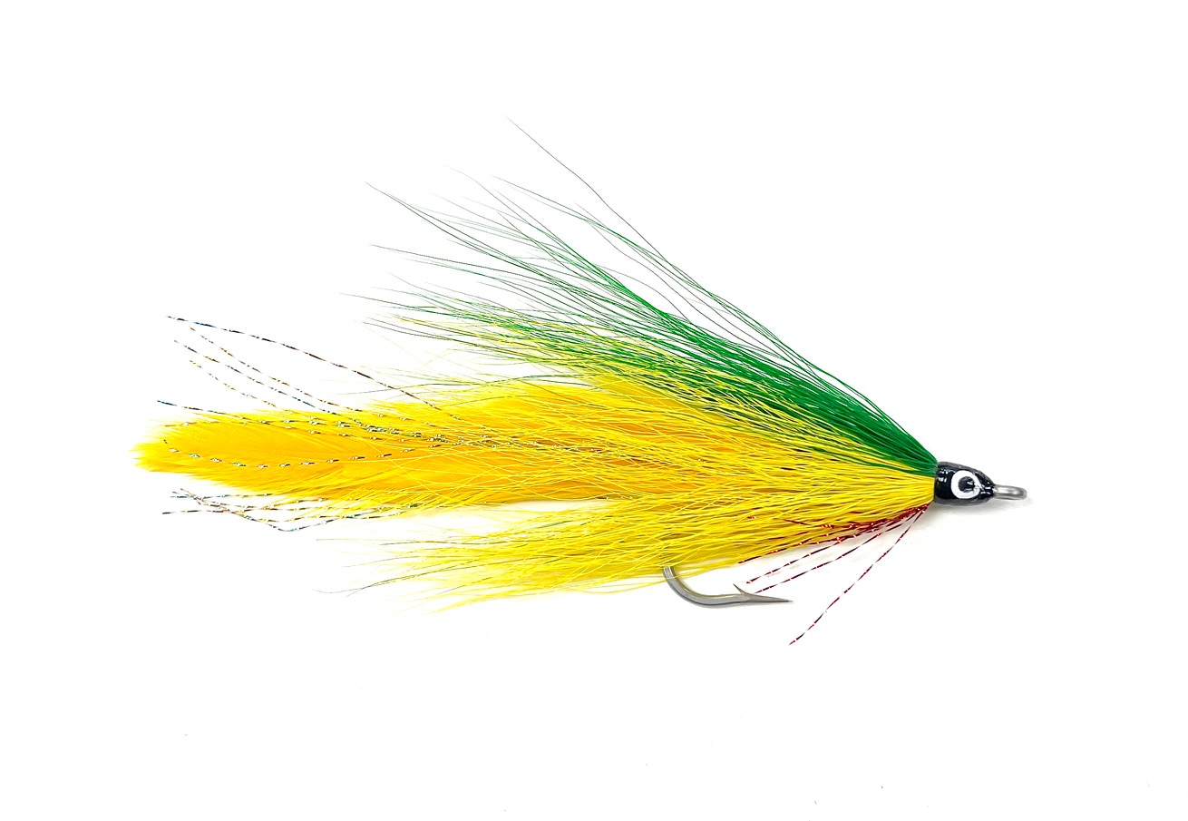 FAD Lefty Deceiver - Yellow/Green - Size 4/0